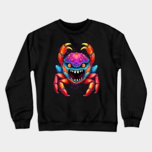 Crab Smiling Crewneck Sweatshirt